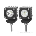 Nouveau Mini Universal Mini 3 pouces Lumière à LED d&#39;inondation 10-30V 10W Lights Camion Round LED Travail Light For Offroad